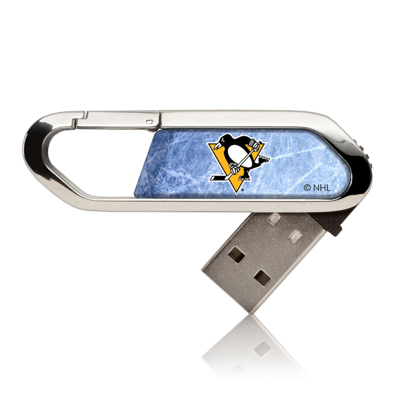 Pittsburgh Penguins Ice Flood USB 32GB Clip Style Flash Drive