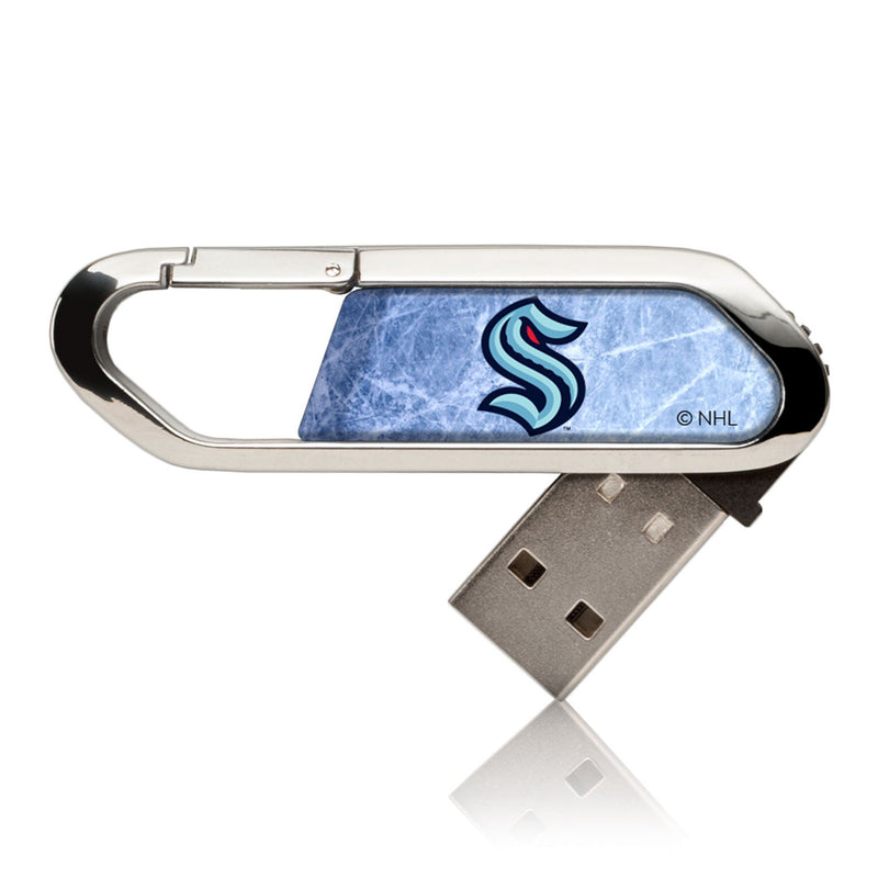 Seattle Kraken Ice Flood USB 32GB Clip Style Flash Drive