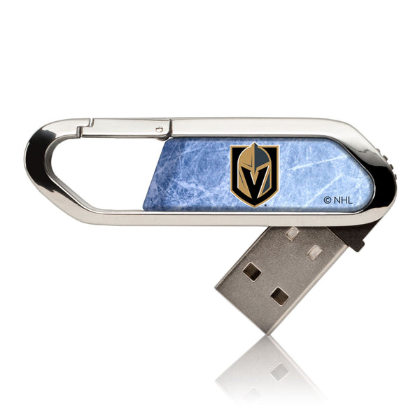 Vegas Golden Knights Ice Flood USB 32GB Clip Style Flash Drive