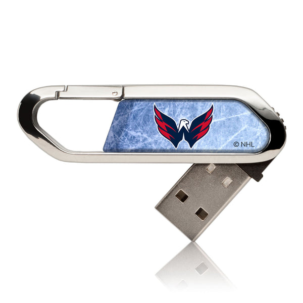 Washington Capitals Ice Flood USB 32GB Clip Style Flash Drive