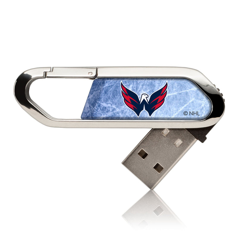 Washington Capitals Ice Flood USB 32GB Clip Style Flash Drive