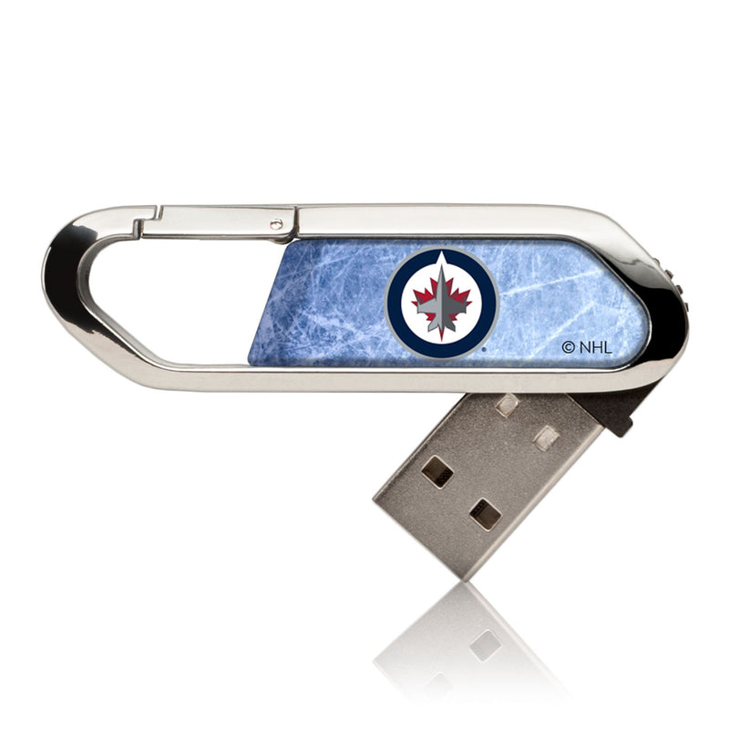 Winnipeg Jets Ice Flood USB 32GB Clip Style Flash Drive