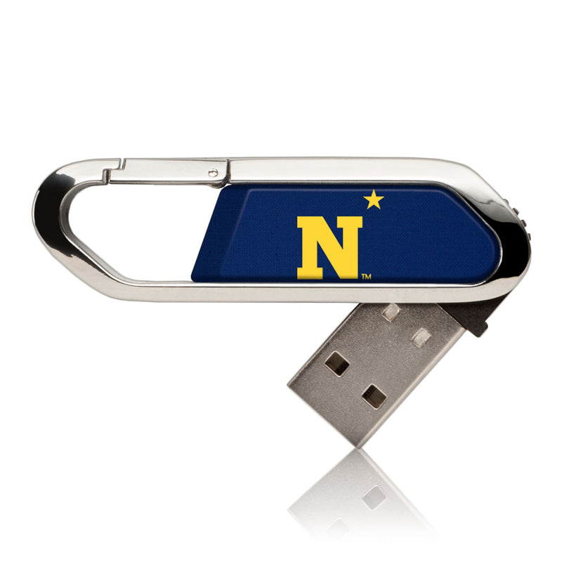 United State Naval Academy Midshipmen Solid USB 32GB Clip Style Flash Drive