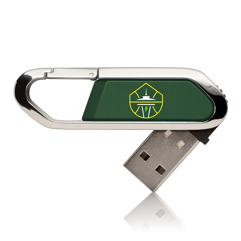 Seattle Storm Solid USB 32GB Clip Style Flash Drive