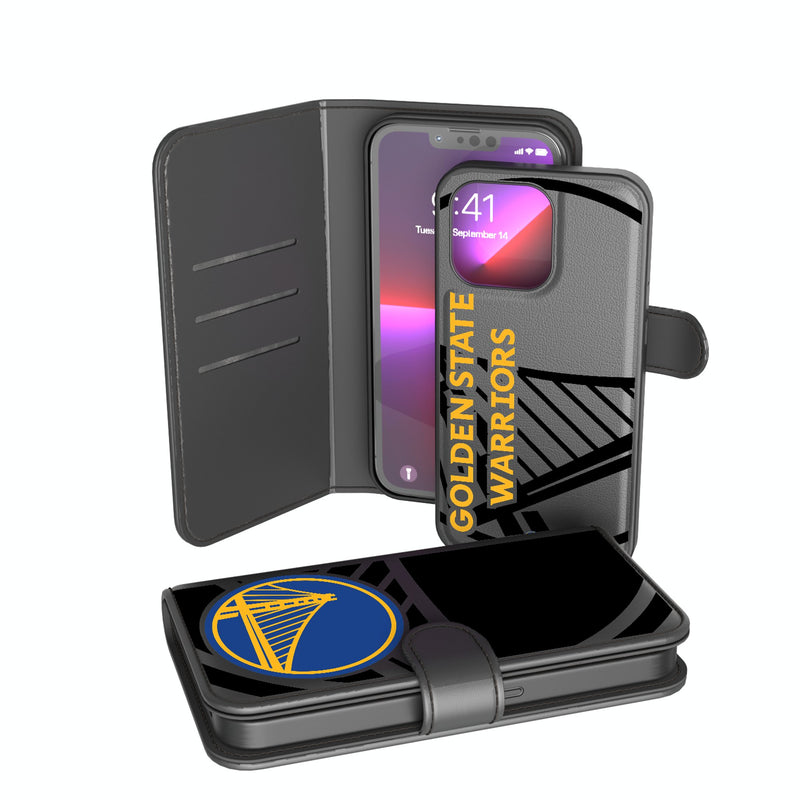 Golden State Warriors Monocolor Tilt iPhone Wallet Phone Case