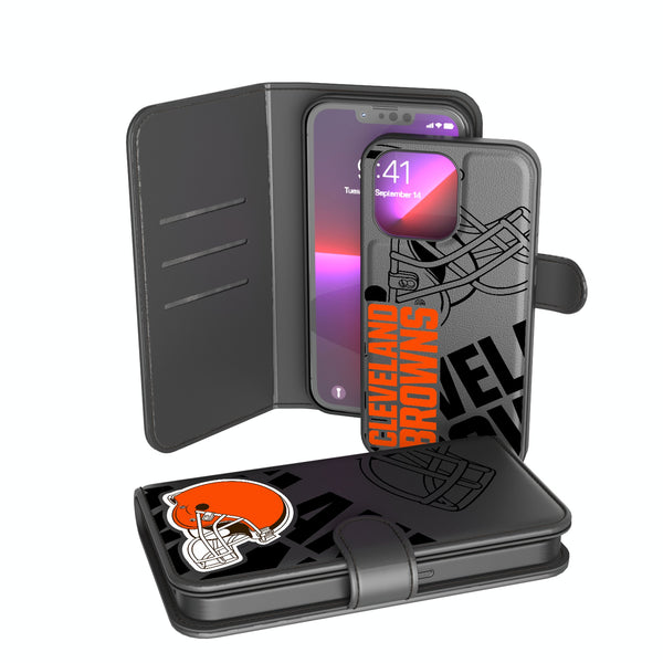 Cleveland Browns Monocolor Tilt iPhone Wallet Phone Case