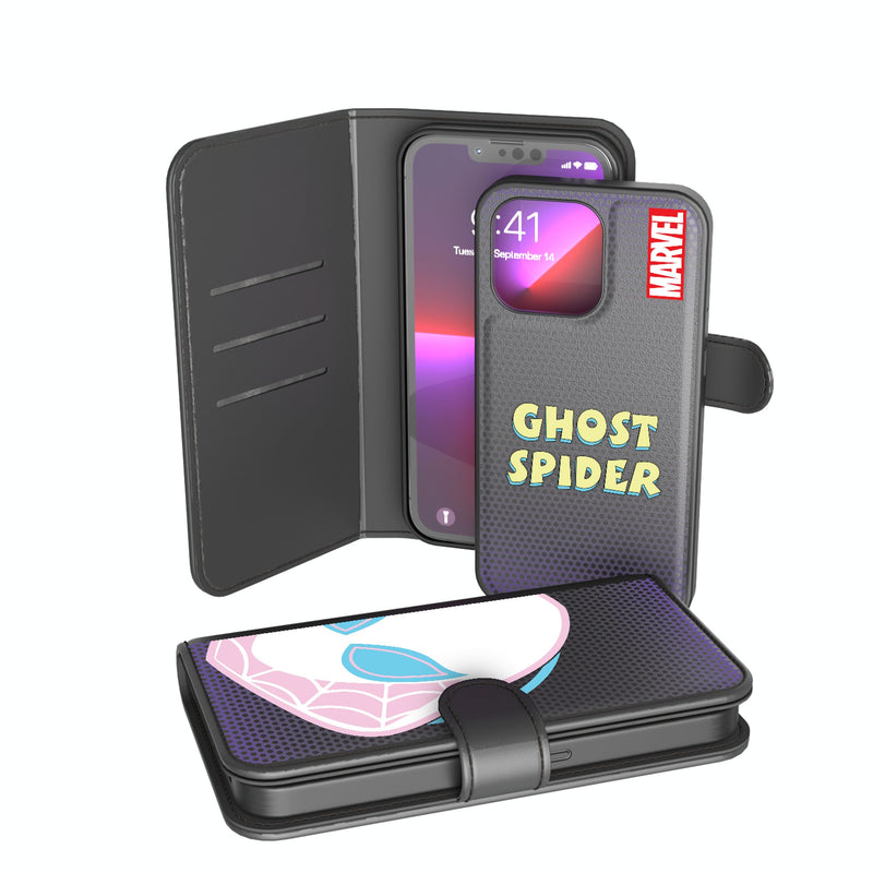 Marvel Spider-Gwen Grid iPhone Wallet Phone Case