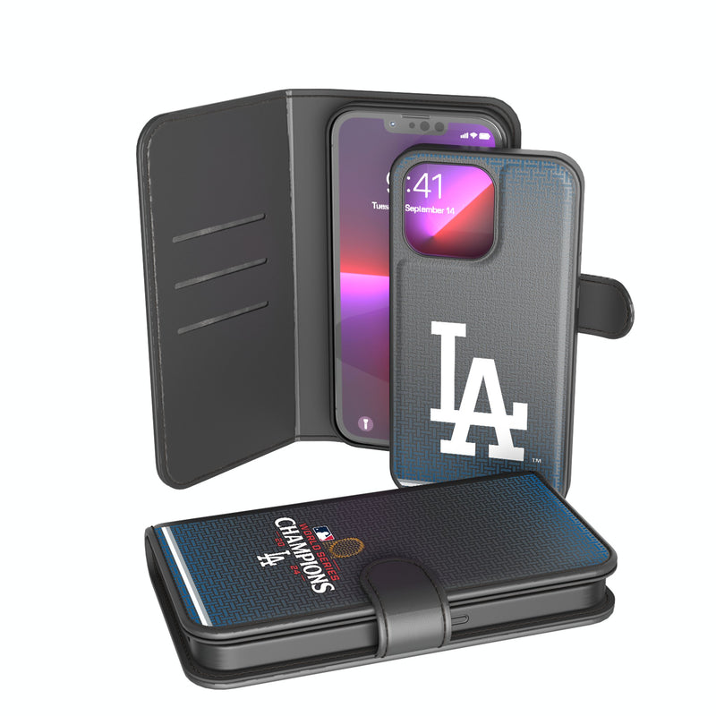 LA Dodgers 2024 MLB World Series iPhone Wallet Phone Case