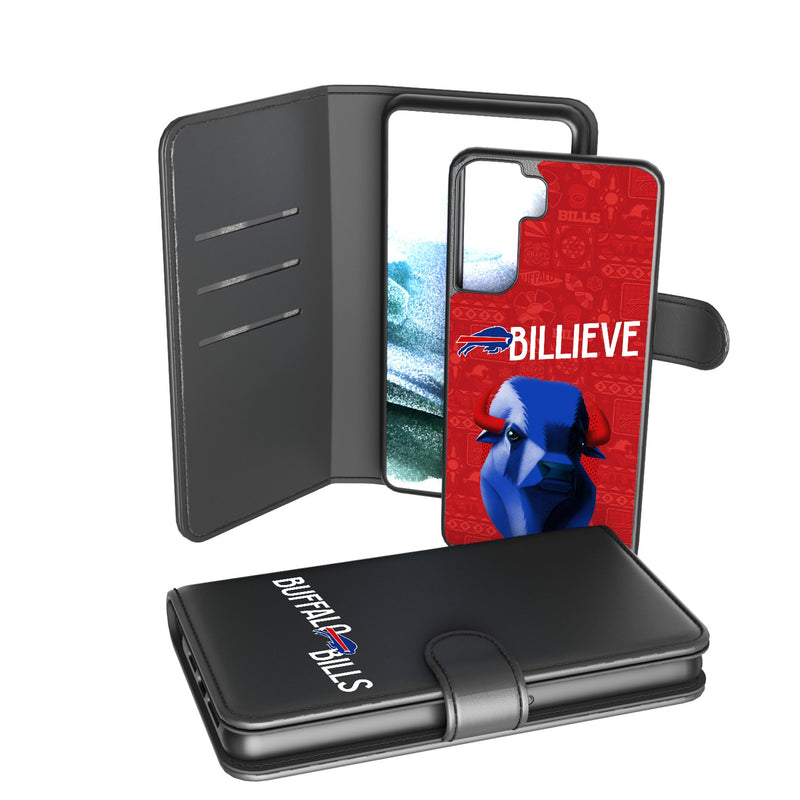 Buffalo Bills 2024 Illustrated Limited Edition Galaxy Wallet Phone Case