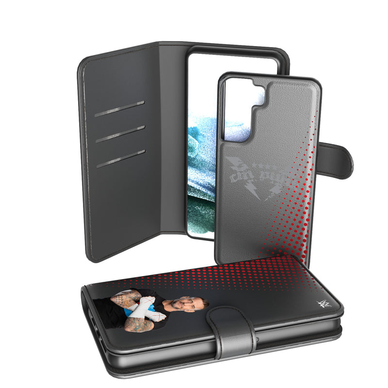 CM Punk Superstar Galaxy Wallet Phone Case