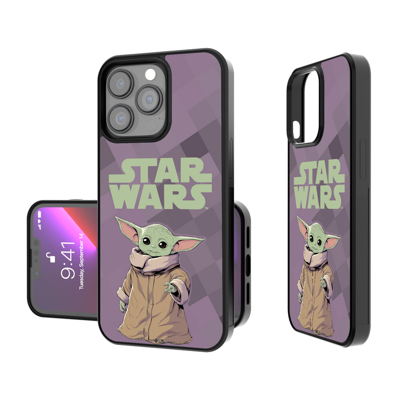 The Mandalorian Grogu Color Block iPhone Bump Phone Case