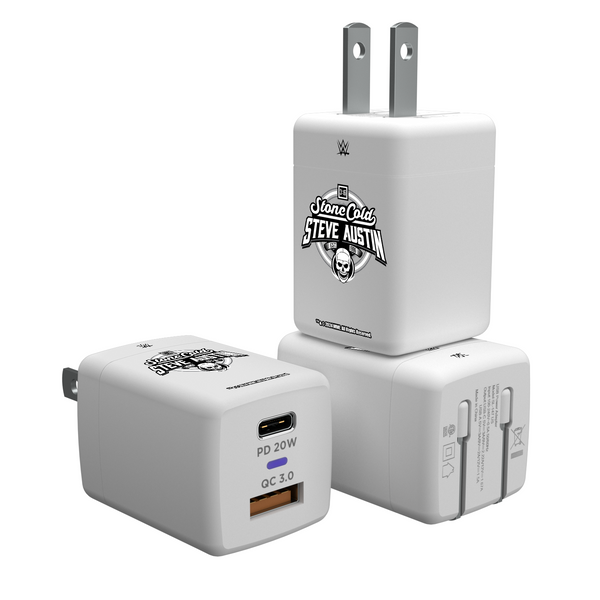 Stone Cold Steve Austin Clean USB A/C Charger