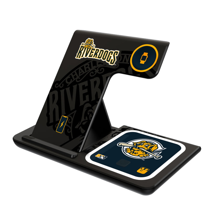 Charleston RiverDogs Tilt 3 in 1 Charging Station