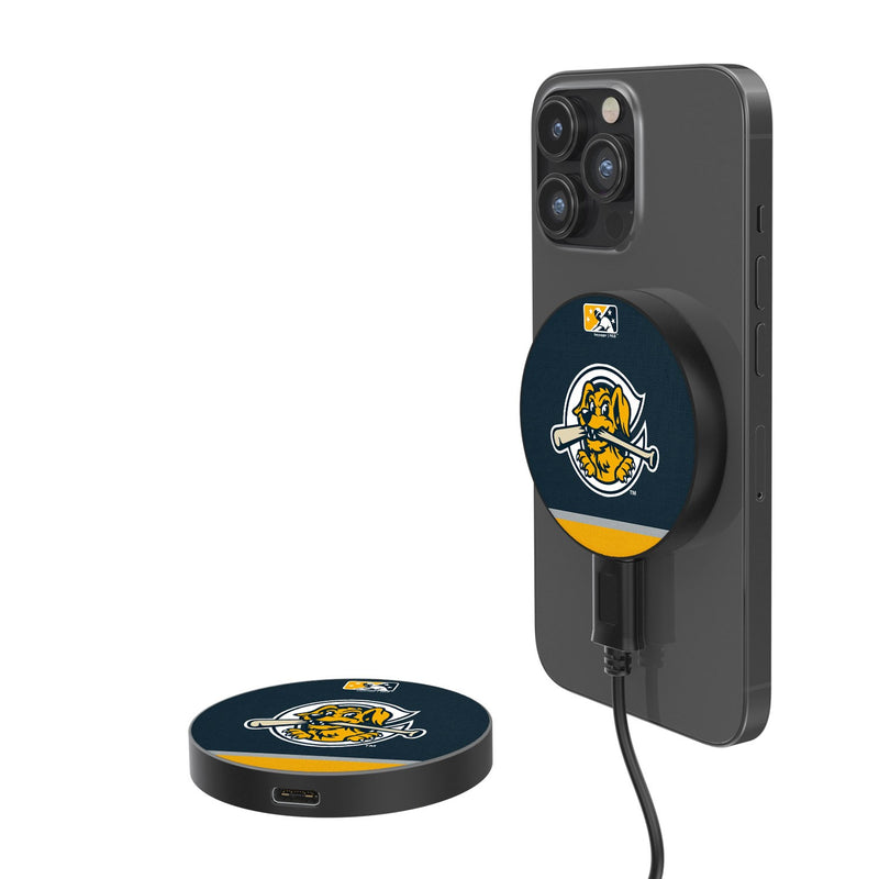 Charleston RiverDogs Stripe 15-Watt Wireless Magnetic Charger