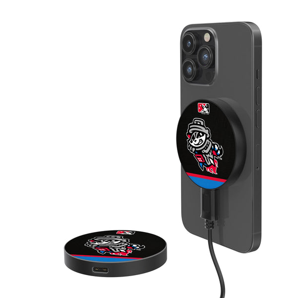 Rocket City Trash Pandas Stripe 15-Watt Wireless Magnetic Charger