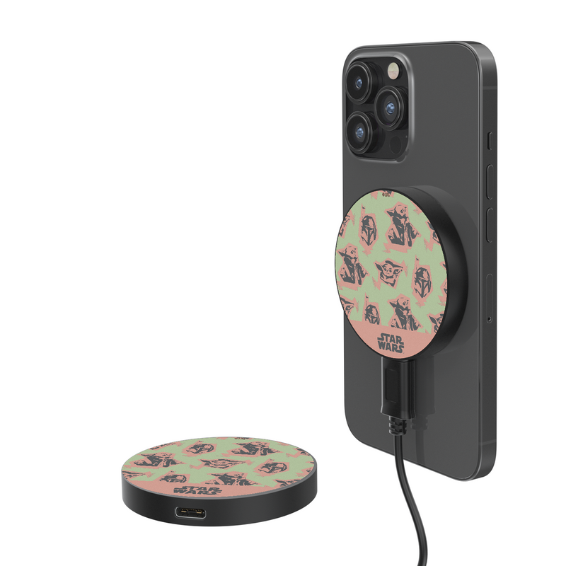 The Mandalorian Grogu Pattern 15-Watt Wireless Magnetic Charger