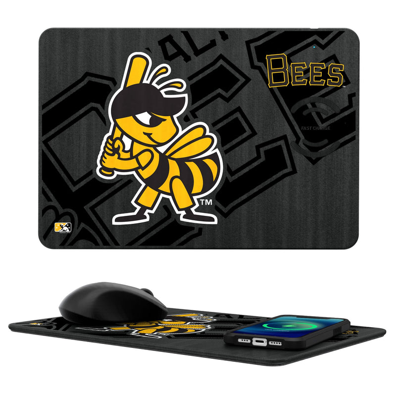 Salt Lake Bees Tilt 15-Watt Wireless Charger and Mouse Pad