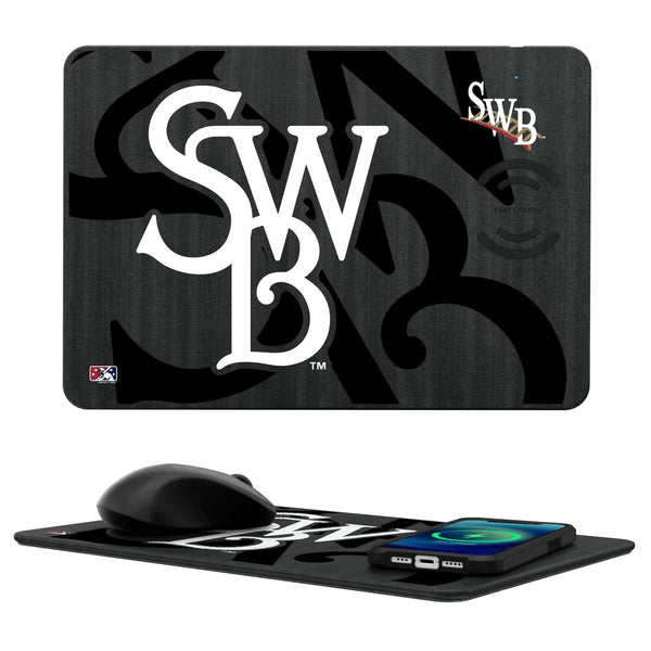 Scranton/Wilkes-Barre RailRiders Tilt 15-Watt Wireless Charger and Mouse Pad