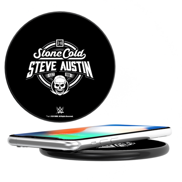 Stone Cold Steve Austin Clean 15-Watt Wireless Charger