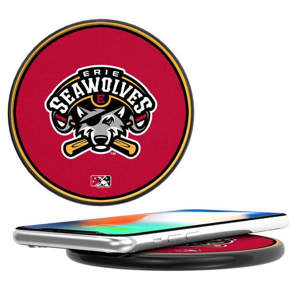 Erie SeaWolves Solid 15-Watt Wireless Charger