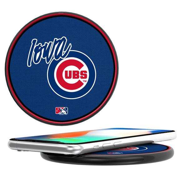 Iowa Cubs Solid 15-Watt Wireless Charger