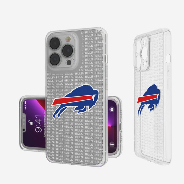 Buffalo Bills Blackletter iPhone Clear Case