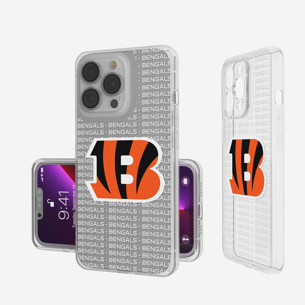 Cincinnati Bengals Blackletter iPhone Clear Case