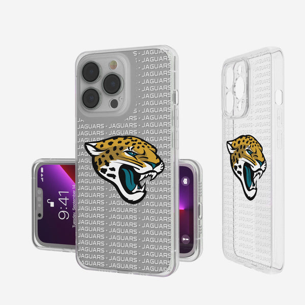 Jacksonville Jaguars Blackletter iPhone Clear Case