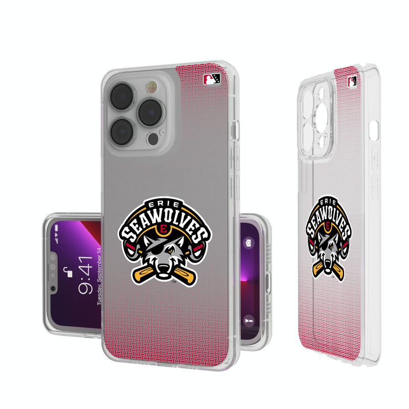 Erie SeaWolves Linen iPhone Clear Phone Case