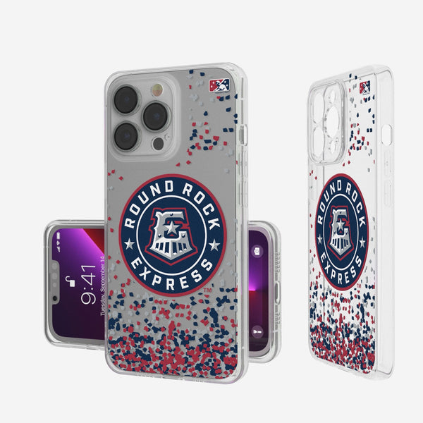 Round Rock Express Confetti iPhone Clear Case