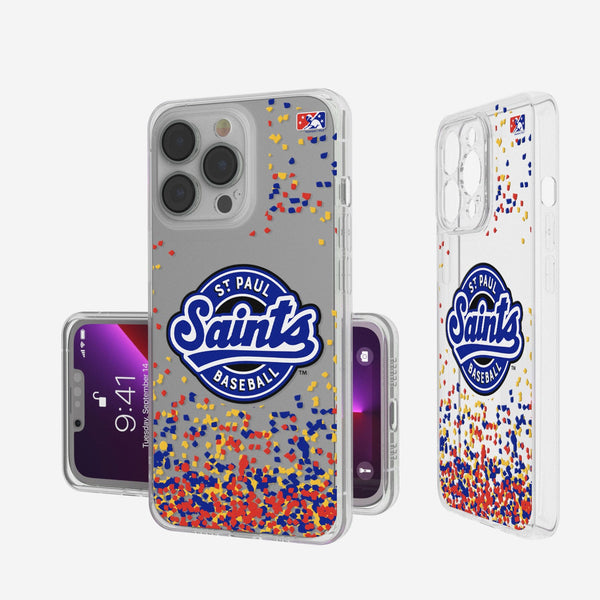 St. Paul Saints Confetti iPhone Clear Case