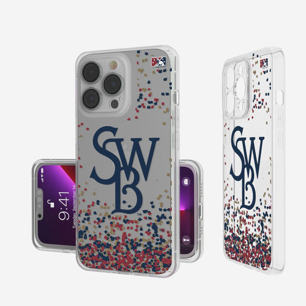 Scranton/Wilkes-Barre RailRiders Confetti iPhone Clear Case