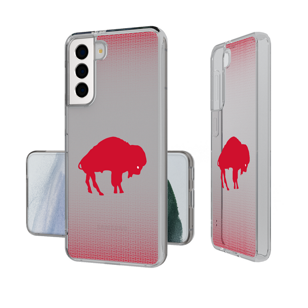 Buffalo Bills Historic Collection Linen Galaxy Clear Phone Case