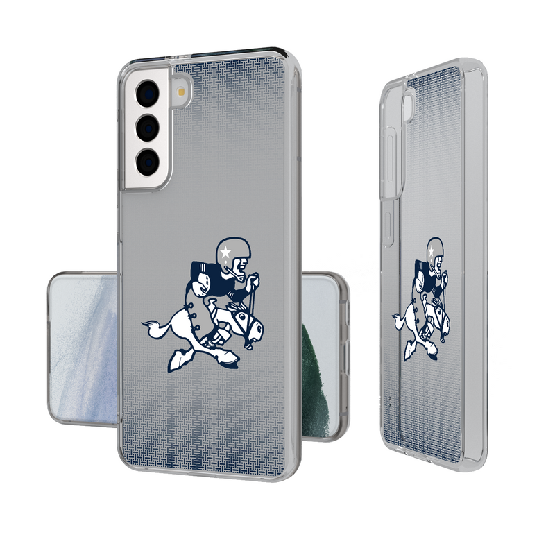 Dallas Cowboys 1966-1969 Historic Collection Linen Galaxy Clear Phone Case