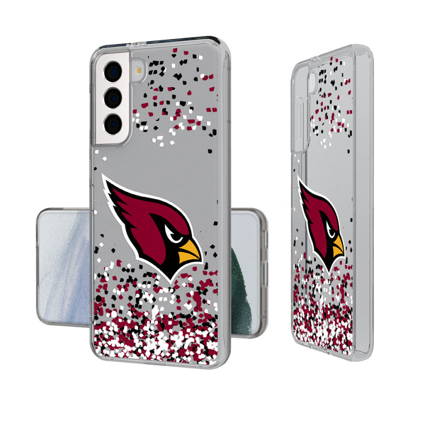 Arizona Cardinals Confetti Galaxy Clear Case