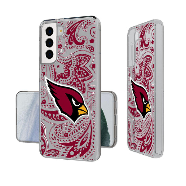 Arizona Cardinals Paisley Galaxy Clear Case