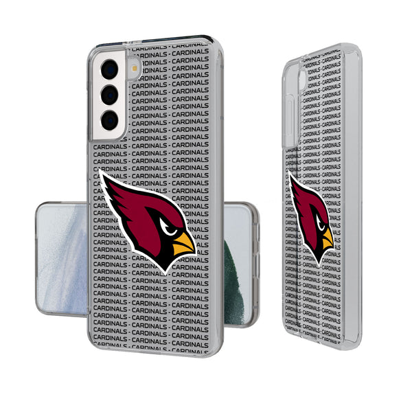 Arizona Cardinals Blackletter Galaxy Clear Case