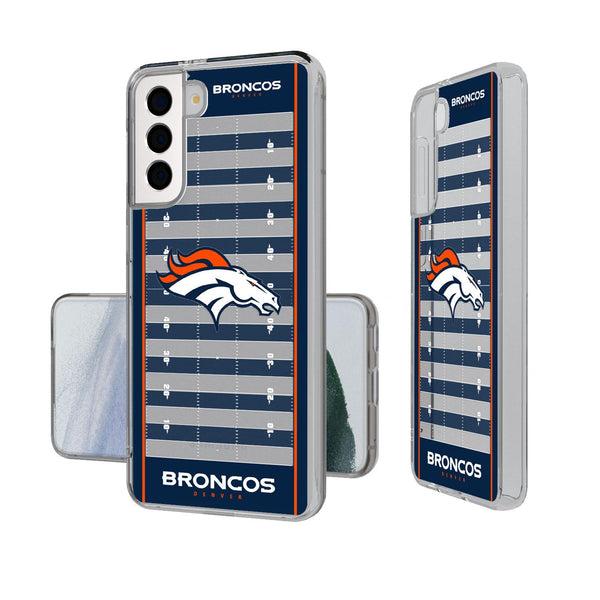 Denver Broncos Football Field Galaxy Clear Case