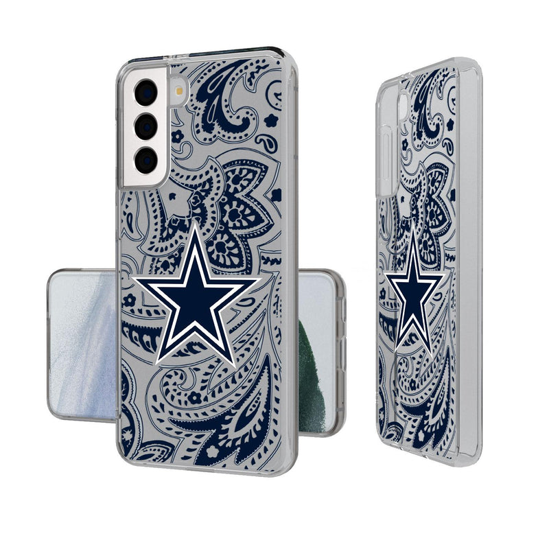 Dallas Cowboys Paisley Galaxy Clear Case