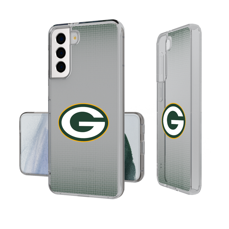 Green Bay Packers Linen Galaxy Clear Phone Case