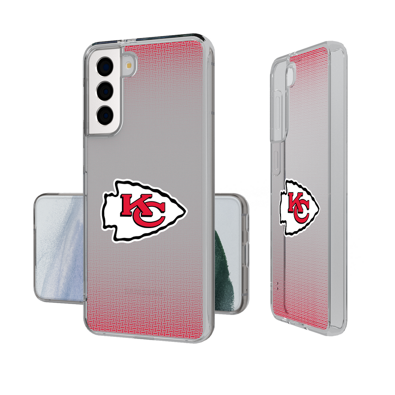 Kansas City Chiefs Linen Galaxy Clear Phone Case