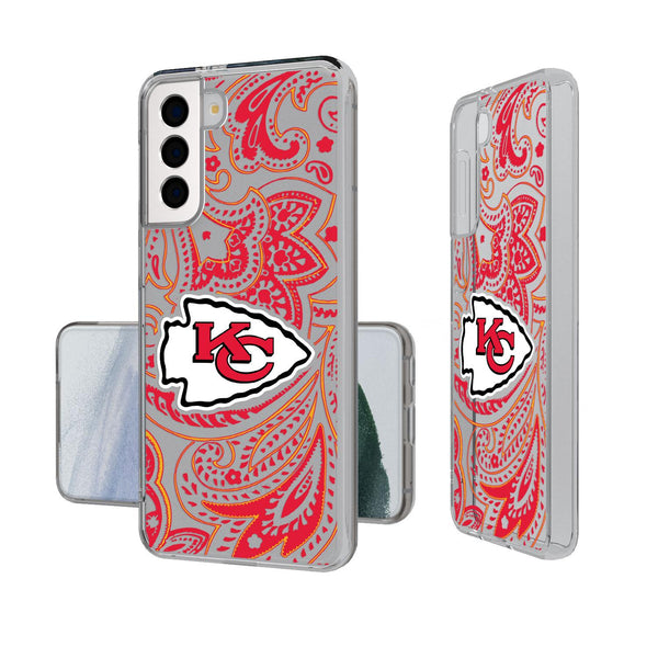 Kansas City Chiefs Paisley Galaxy Clear Case