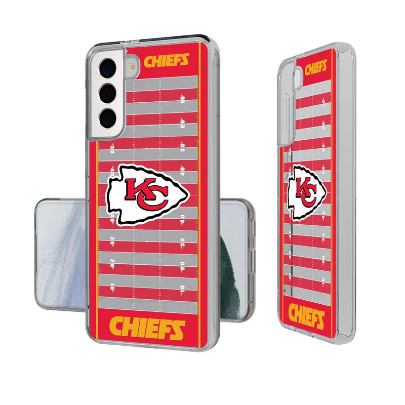 Kansas City Chiefs Football Field Galaxy Clear Case