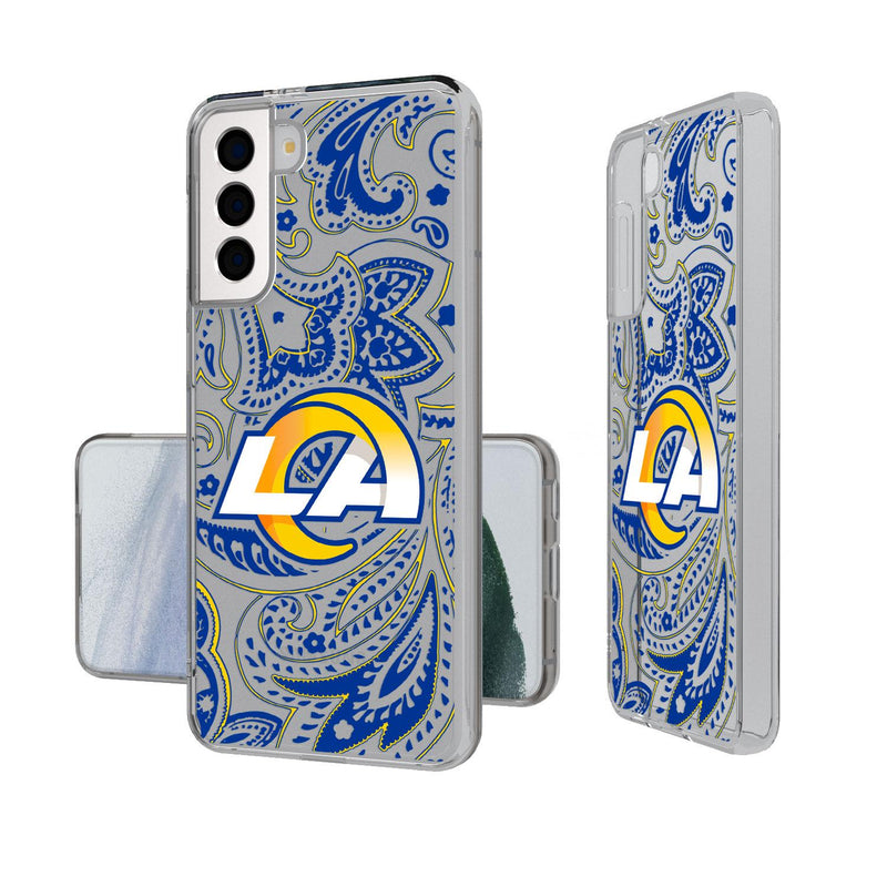 Los Angeles Rams Paisley Galaxy Clear Case