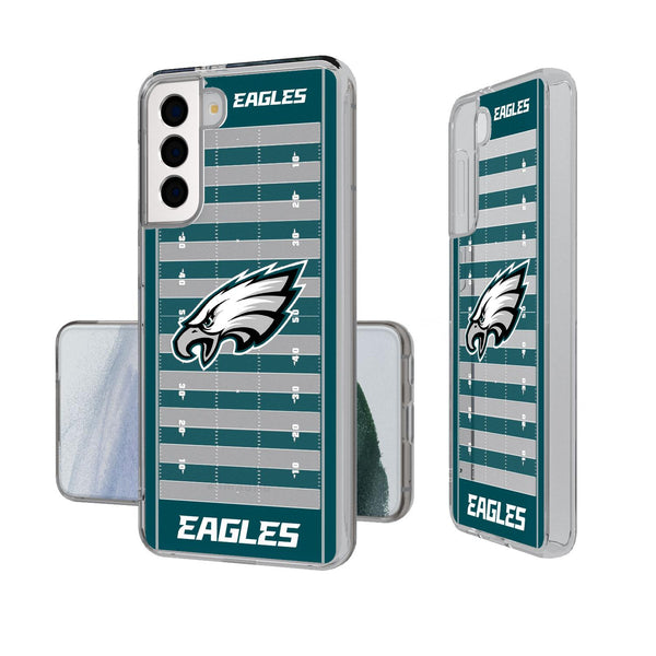 Philadelphia Eagles Football Field Galaxy Clear Case