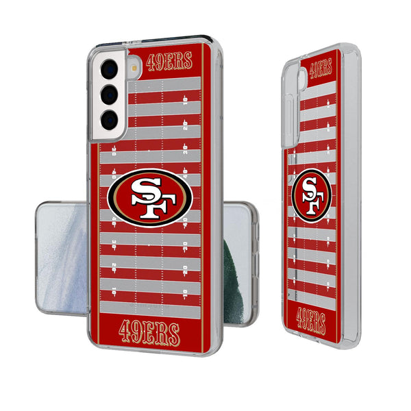 San Francisco 49ers Football Field Galaxy Clear Case