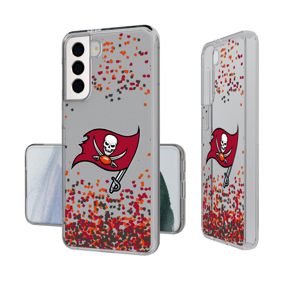 Tampa Bay Buccaneers Confetti Galaxy Clear Case