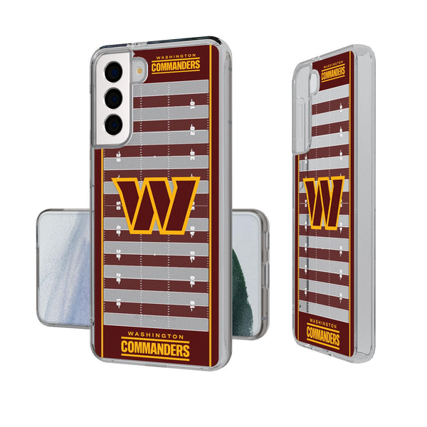 Washington Commanders Football Field Galaxy Clear Case