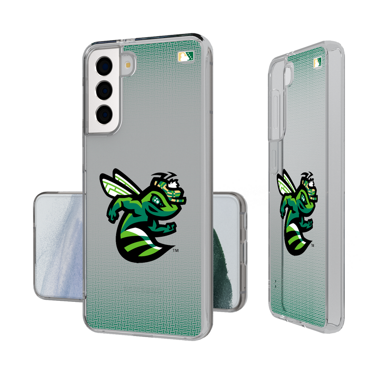 Augusta GreenJackets Linen Galaxy Clear Phone Case