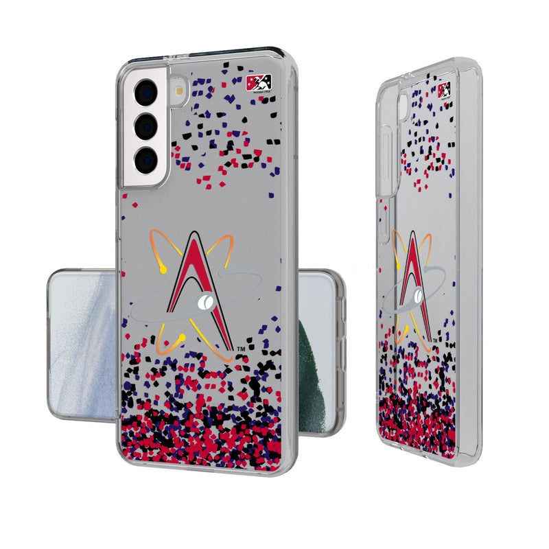 Albuquerque Isotopes Confetti Galaxy Clear Case